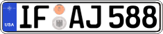 Federal license plates, US Army in Germany