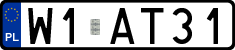 License plates of Poland, Vanity Plates