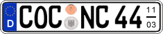 German license plate, Seasonal plates