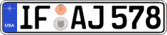 Federal license plates, US Army in Germany