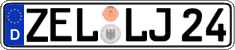 German license plate, Regular plates
