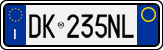 License plate of Italy, Cars (1994 year series)