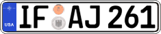 Federal license plates, US Army in Germany