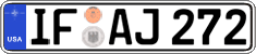 Federal license plates, US Army in Germany