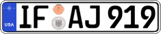 Federal license plates, US Army in Germany
