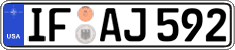Federal license plates, US Army in Germany