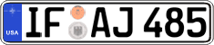Federal license plates, US Army in Germany