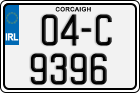 License plate of Ireland, Regular plates