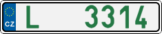 License plate of the Czech Republic, Dealer (2001)