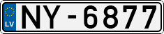 License plate of Latvia, Regular car plates