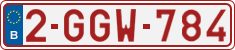 License plate of Belgium, Regular plates (2010)