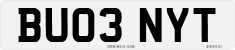License plate of the United Kingdom, 2001 year system