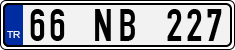 License plate of Turkey, Regular plates
