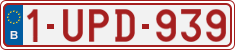 License plate of Belgium, Regular plates (2010)