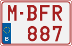 License plate of Belgium, Regular plates (2010)