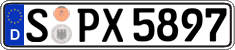 German license plate, Regular plates