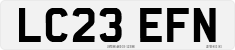 License plate of the United Kingdom, 2001 year system