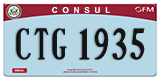 Federal license plates, Diplomatic