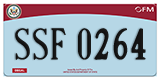 Federal license plates, Diplomatic