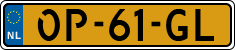 License plate of the Netherlands, Semi-trailers