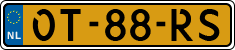 License plate of the Netherlands, Semi-trailers