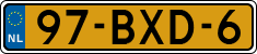 License plate of the Netherlands, Heavy Commercial Vehicles (1994 system)