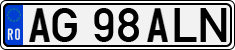 License plate of Romania, Regular plates