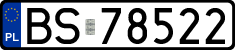 License plates of Poland, Regular car plates