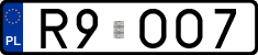 License plates of Poland, Vanity Plates