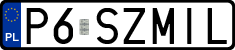 License plates of Poland, Vanity Plates