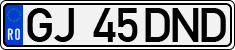 License plate of Romania, Regular plates