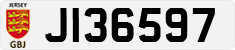 License plate of Jersey, Regular plates (J123456)