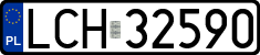 License plates of Poland, Regular car plates
