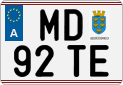 License plate of Austria, Regular plates