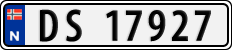 License plate of Norway, Cars