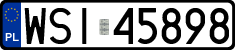 License plates of Poland, Regular car plates