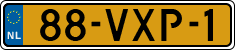 License plate of the Netherlands, Light Commercial Vehicles (1994 system)