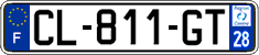 French license plate, SIV (ordinary)