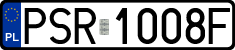 License plates of Poland, Regular car plates
