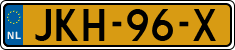 License plate of the Netherlands, Cars