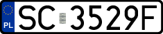 License plates of Poland, Regular car plates