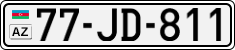 License plate of Azerbaijan, Cars