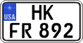 Federal license plates, US Army in Germany