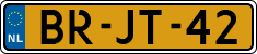 License plate of the Netherlands, Heavy Commercial Vehicles (1994 system)