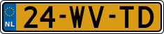 License plate of the Netherlands, Trailers