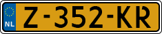 License plate of the Netherlands, Cars