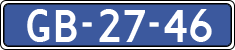 License plate of the Netherlands, Commercial Vehicles (1951-1994 system)