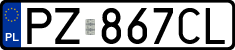 License plates of Poland, Regular car plates