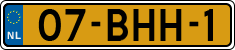 License plate of the Netherlands, Heavy Commercial Vehicles (1994 system)