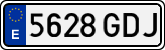 License plates of Spain, Ordinary (2000)